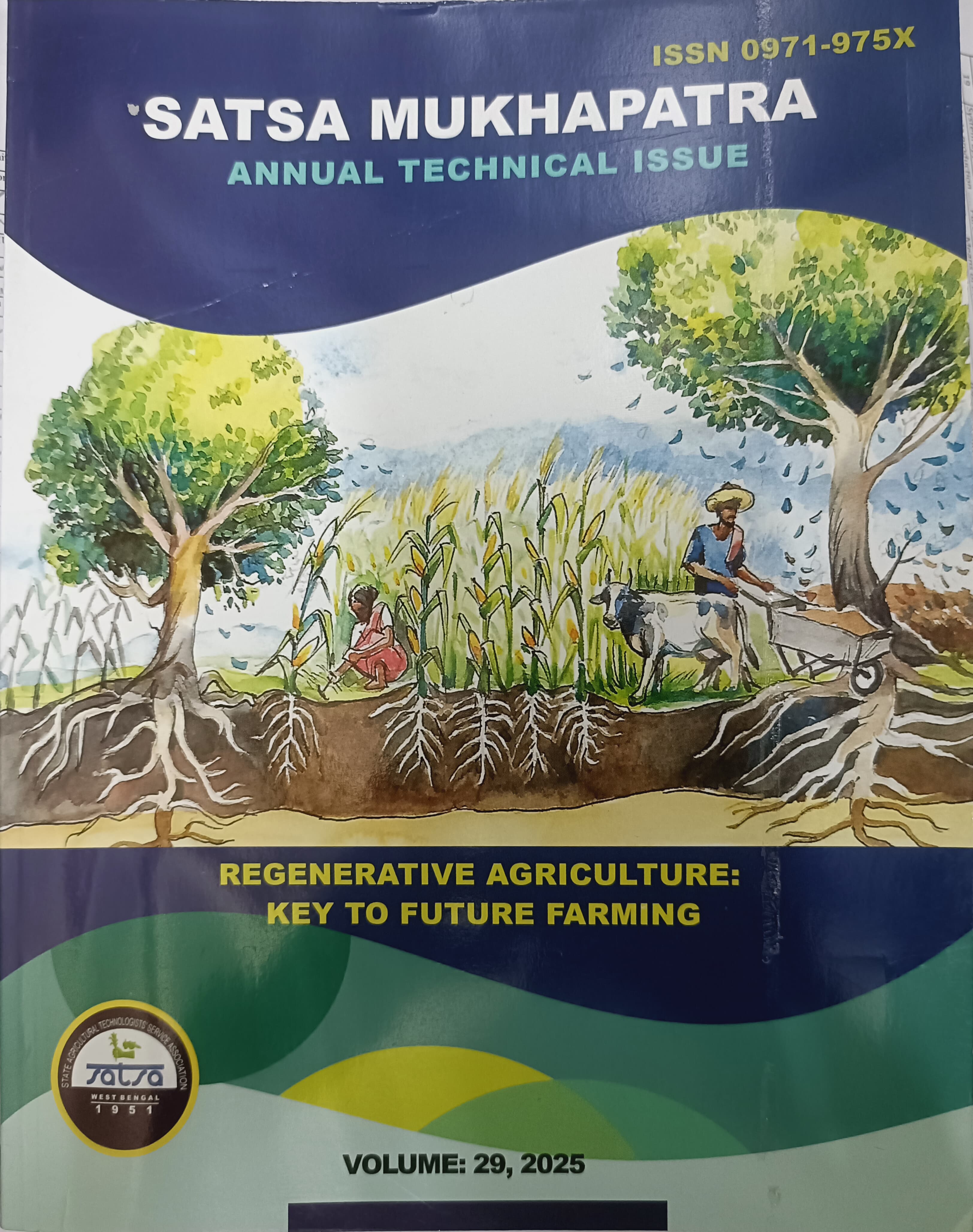 SATSA Mukhapatra Volume 29 (2025) cover